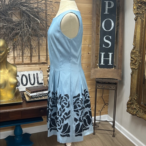 Blue beaded dress - Picture 5 of 14